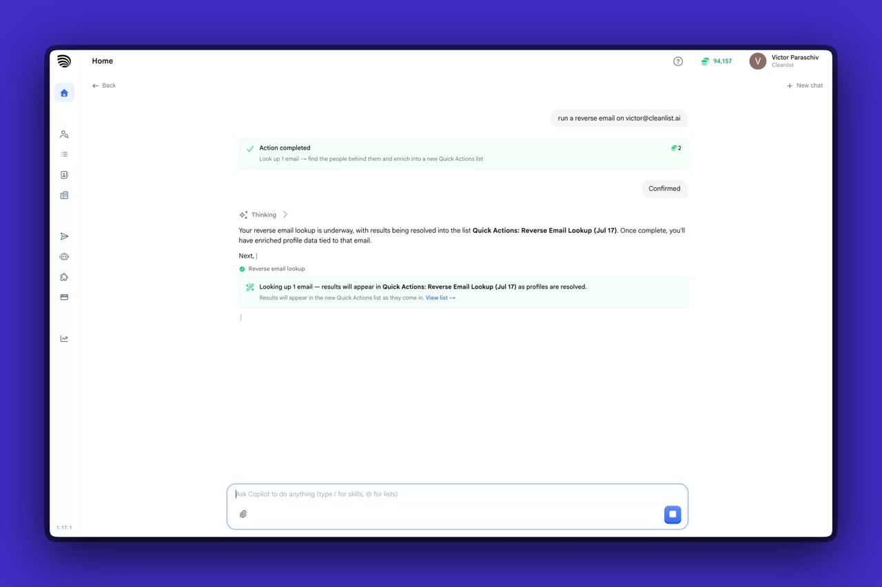 Reverse Email Lookup
